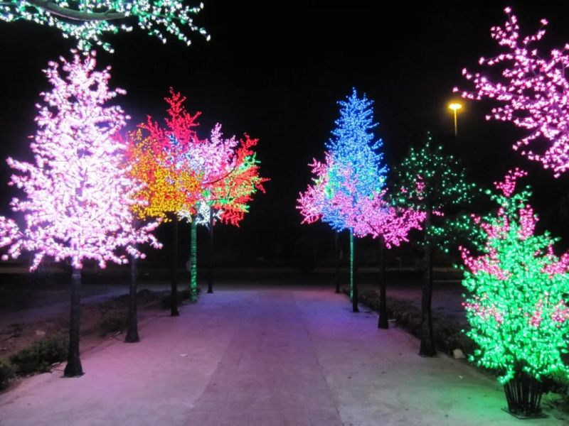 Yaye CE & RoHS Approval Outdoor LED Palm Tree Lights/Outdoor LED Palm Tree with 2 Years Warranty