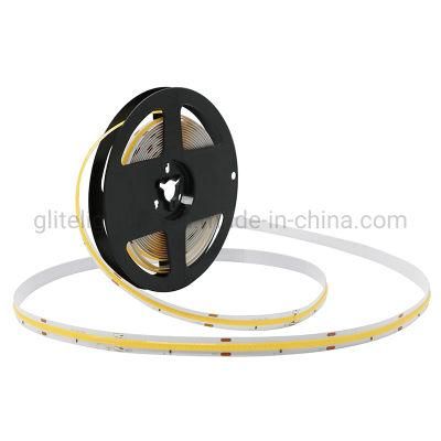 CE RoHS Certificate Flexible Epistar Chip 504LED COB 12vlights Warm White LED Strip Light