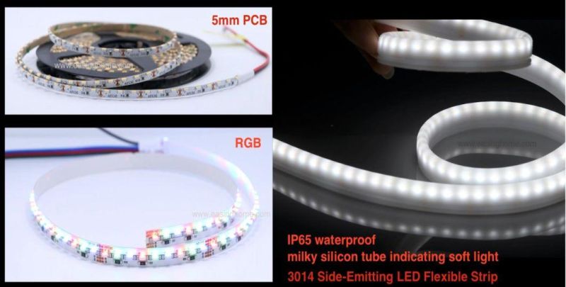 3014 IP20 130lm Lumen Efficiency Flexible LED Strip Lighting