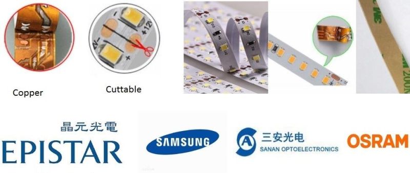 2835 12V LED Strip Light 120LEDs 60 LEDs LED Flex Light for Neon Light