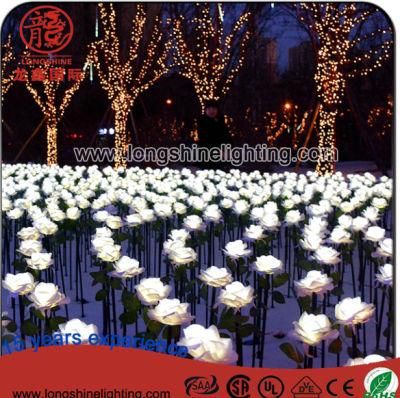 Factory Supplies LED Tulip Flower Light for Outdoor Evening Garden Decoration Lighting