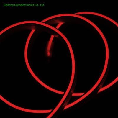 Red Outdoor Usage Silicon Gel Waterproof Decorative Lighting LED Strip LED Flexible Slim Neon Strips
