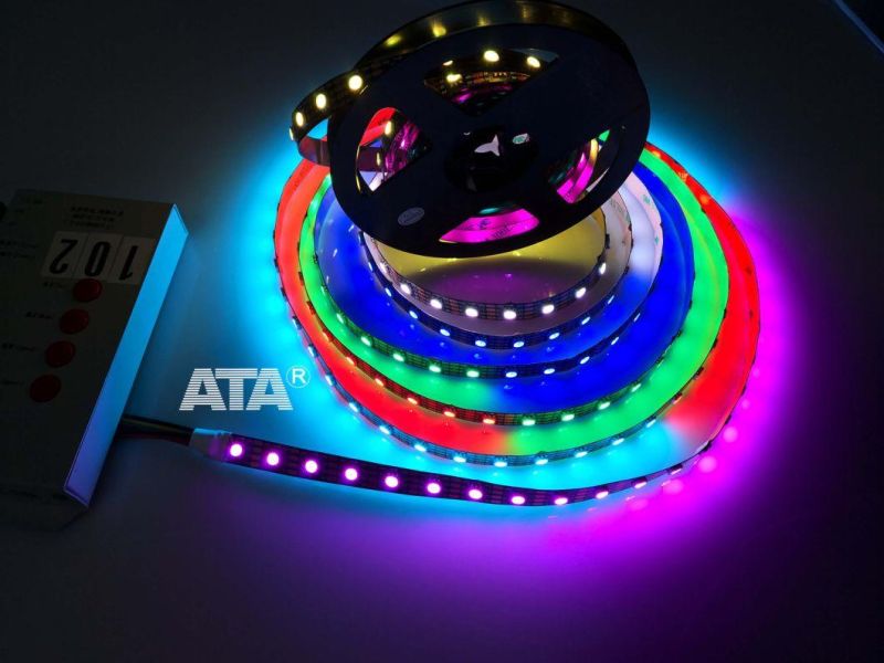 HD107s/Apa107/Apa102/Sk9822 144LEDs/M Flexible Pixels Light LED Strip 144pixels