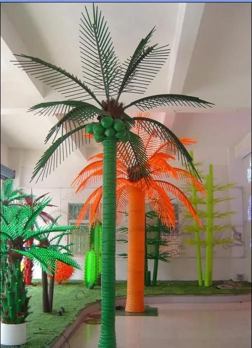 Yaye CE & RoHS Approval Outdoor LED Palm Tree Lights/Outdoor LED Palm Tree with 2 Years Warranty