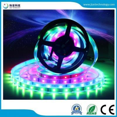 LED Pixel Strip Light DC 5V Ws2812 Ws2812b Individually Addressable RGB Smart Pixels Strip 2812 IC Waterproof