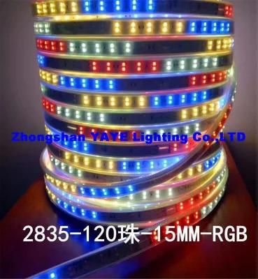 Yaye 18 Hot Sell 12V/220V SMD2835 RGB Waterproof IP68 LED Strip Light / SMD LED Strip Light /LED Decorative Light with 2 Years Warranty