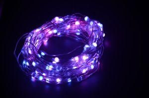 10m RGB LED Copper Wire String Light/Powered by 3AA Battery