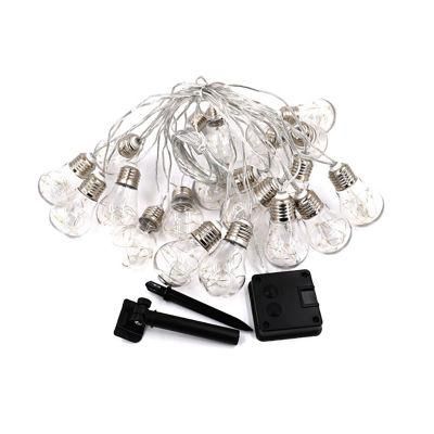 LED Solar Light String Light Ball Globe Bulb Fairy Lights E27 Outdoor Garden Patio Garland Wedding Party Christmas Decoration