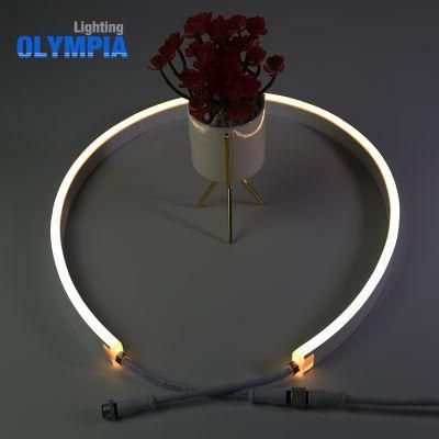24VDC Silicon LED Neon Tube with Single Color Emitting