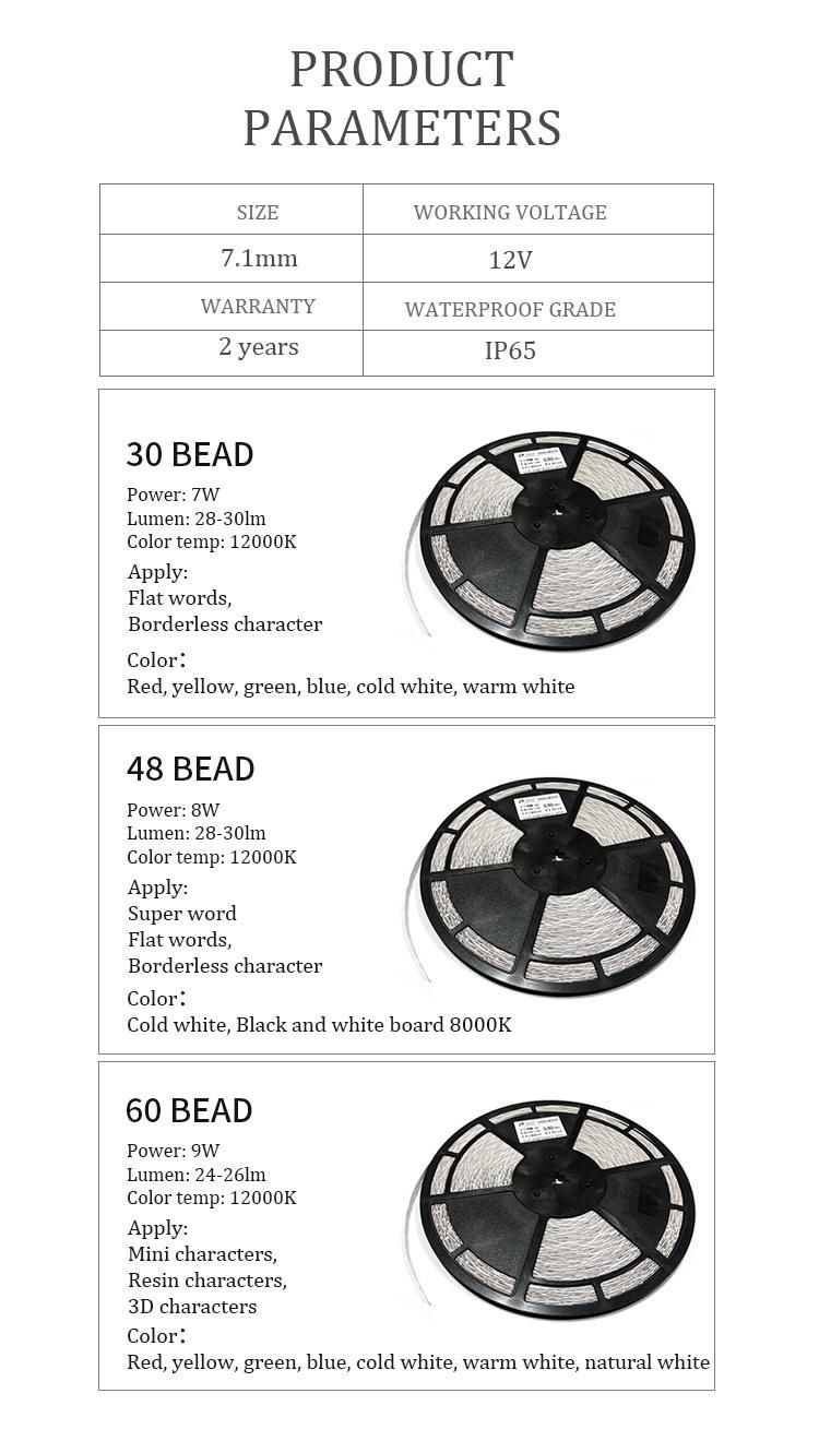 Wholesale High Quality Ceiling Lighting LED Strip, 12V 5050 RGB LED Strip Lights Waterproof