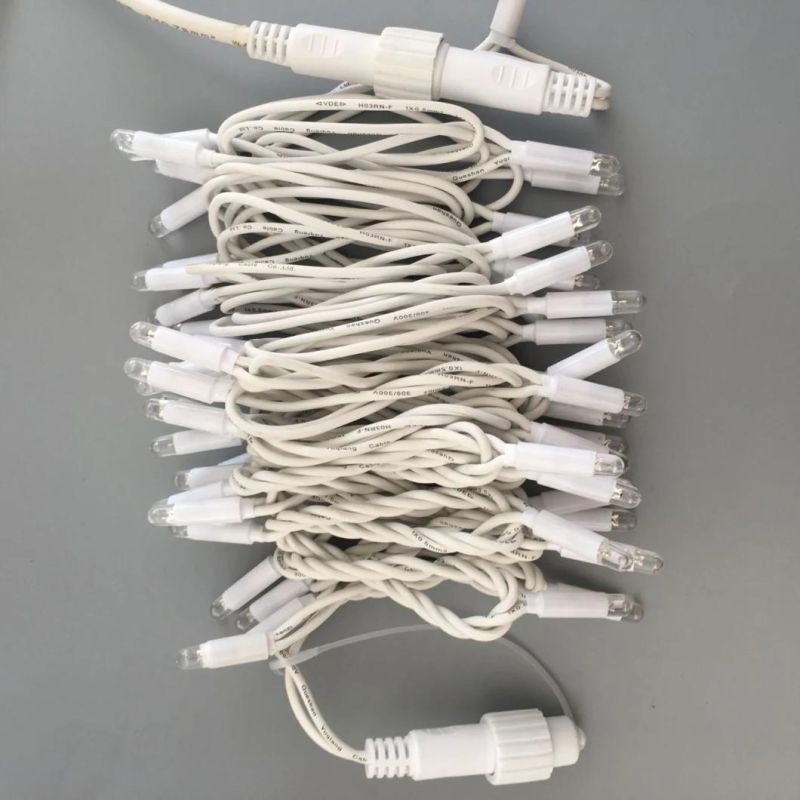 IP65 Rubber Cable LED Garland String Light Christmas Decoration Light