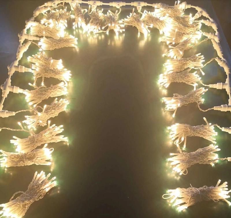 LED Christmas Fairy Holiday Home Decoration LED String Curtain Light Indoor Outdoor Backdrop Wedding