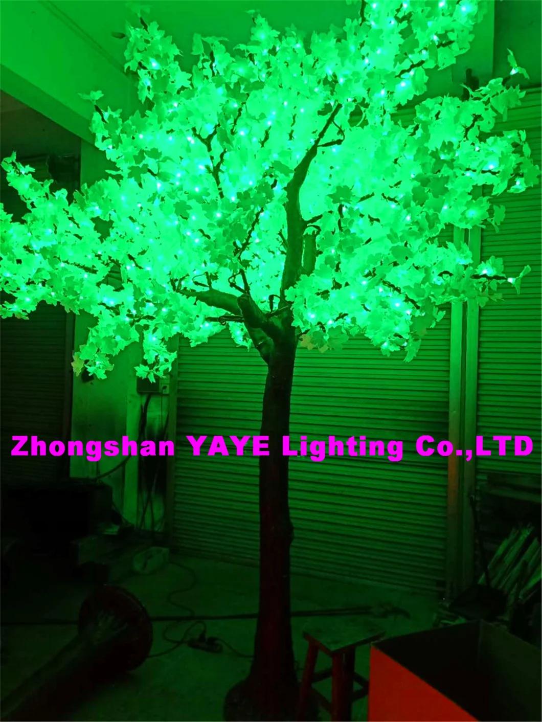 Yaye Hot Sell Outdoor LED Maple Tree Light / Pink LED Maple Tree /Lighted Maple LED Light