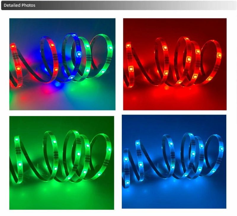 TV Backlight Stirp Light Kit Set 5V USB RGB IC Addressable Strip Light