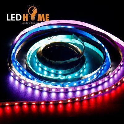 RGB LED Tape Strip IP20/IP65/IP68 5 Meters Magic Color Digital Programmable for Outdoor Decoration