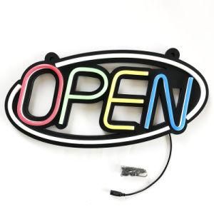 Neon Open Sign for Shop with 12V Ultra Bright LED Neon Flexible Light Tube Customized DIY LED Advertising Lights