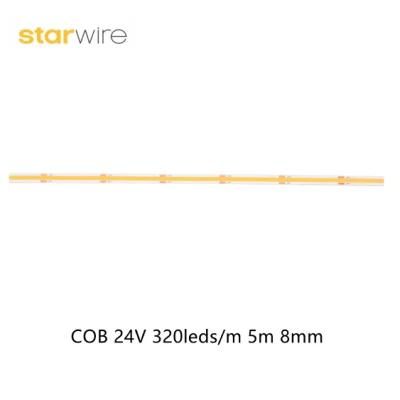 Waterproof IP66 COB LED Strips 5m Cuttable Indoor Lighting