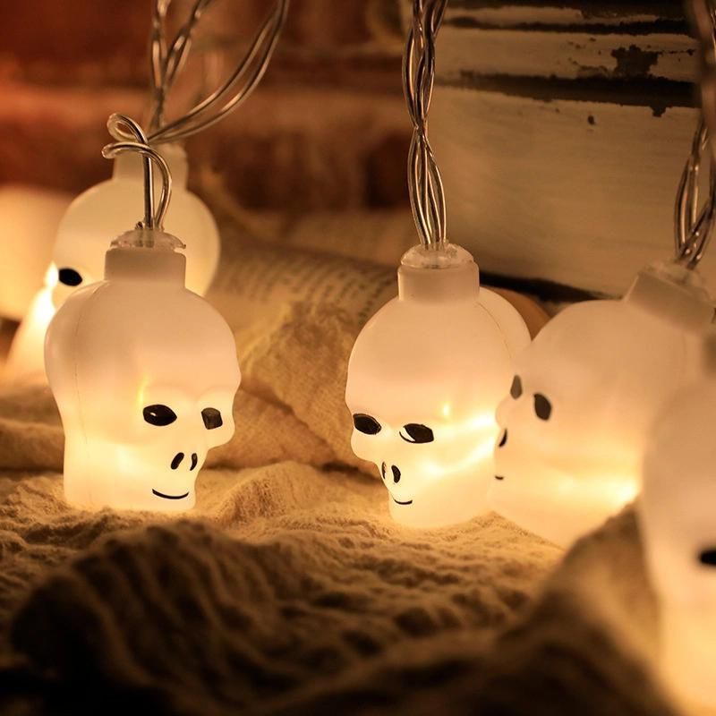 Garden Decorative Solar Pumpkin Lights LED Halloween String Lights