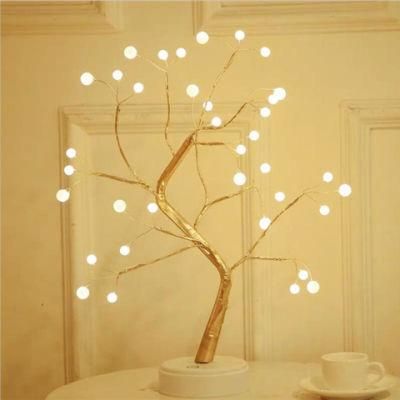 Battery Powered LED Small Tree Light for Home Decoration Light