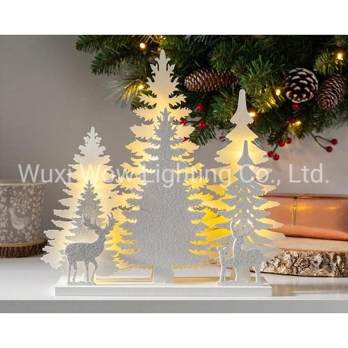 Christmas Winter Scene Decoration 26 Cm