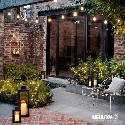 Outdoor Festival Christmas Summer String Bulb Celebration Solar Decoration Light