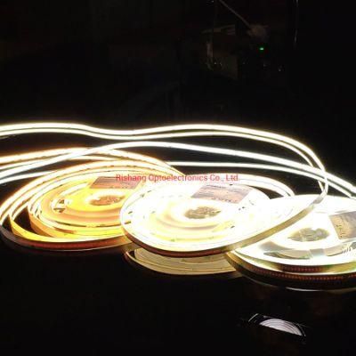 Light-Spot Free UL CE DC12V 3000K 10W Color Box COB LED Strip