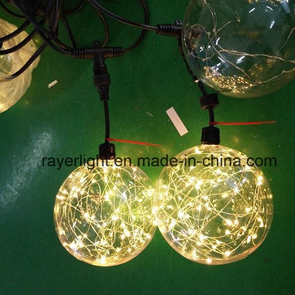 Commercial Outdoor Christmas Ornaments LED Ball String Lights Christmas Decorations