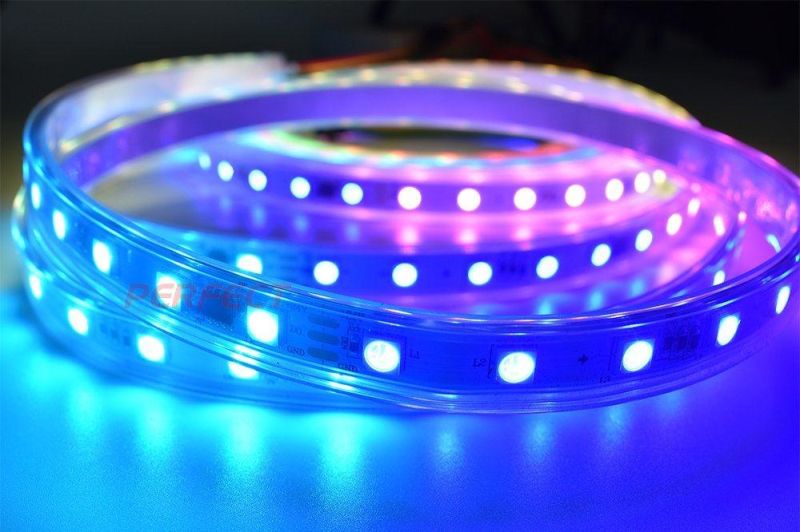 Addressable Pixel Ws 2811IC Color RGB 12V 30/60 LEDs Per Meter SMD 5050 12V IP65 LED Flexible Strips Lights