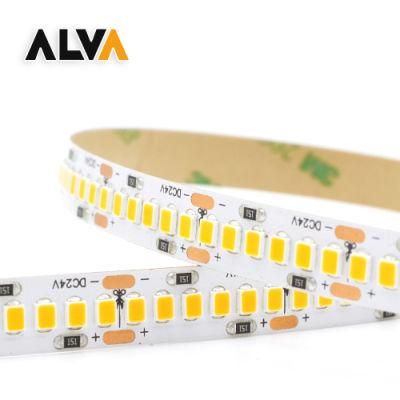 240PCS/M High Lumen Power 2835 Flexible Rope Light 12V 24V LED Strip with TUV CE, IEC