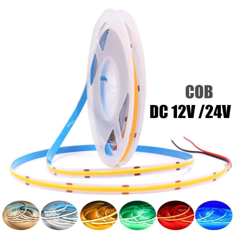 COB High Brightness No Dots 400chip Flexible COB LED Strip Light