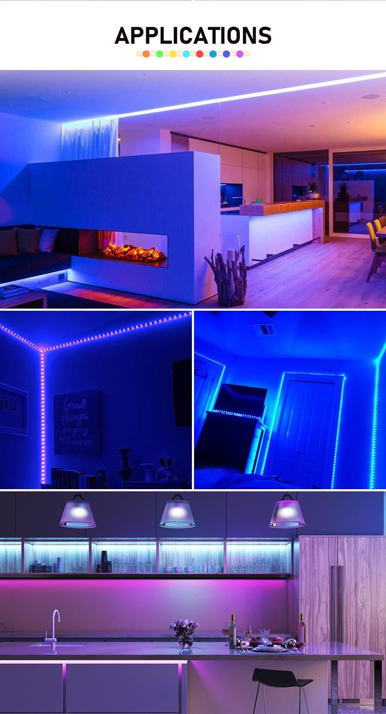 Cx Lighting Flexible RGB 5m 60LEDs Red Strip for Living Room