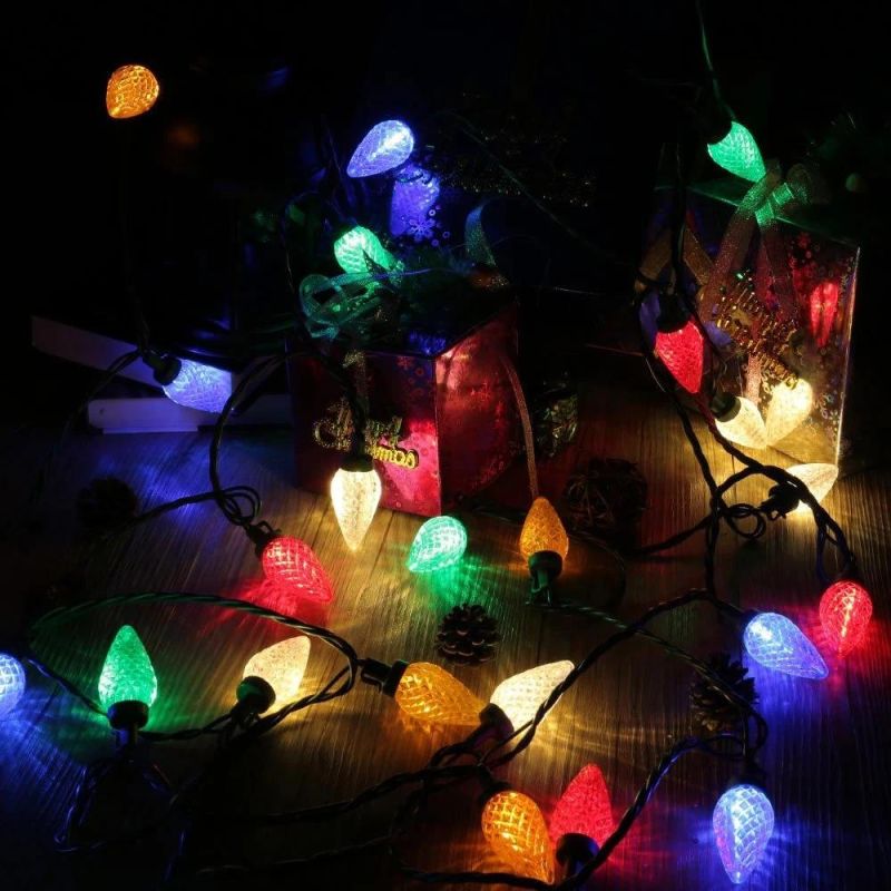 UL M5 C6 C7 C9 LED Fairy Decorative String Lights for Patio and Christmas Tree