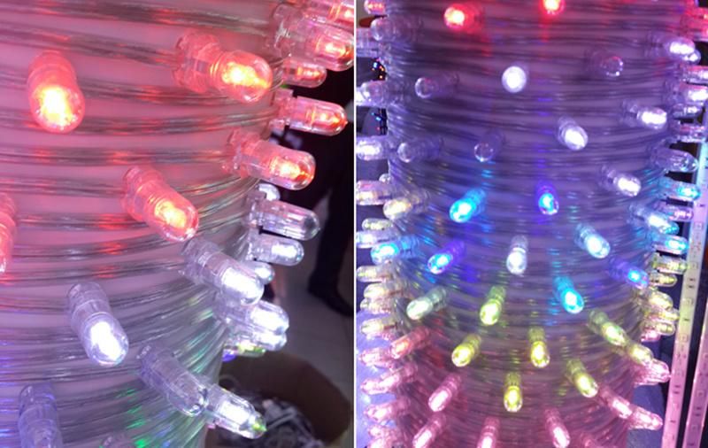 New String Type Christmas Decoration Holiday Time Lights 12V Safe LED Belt Clip