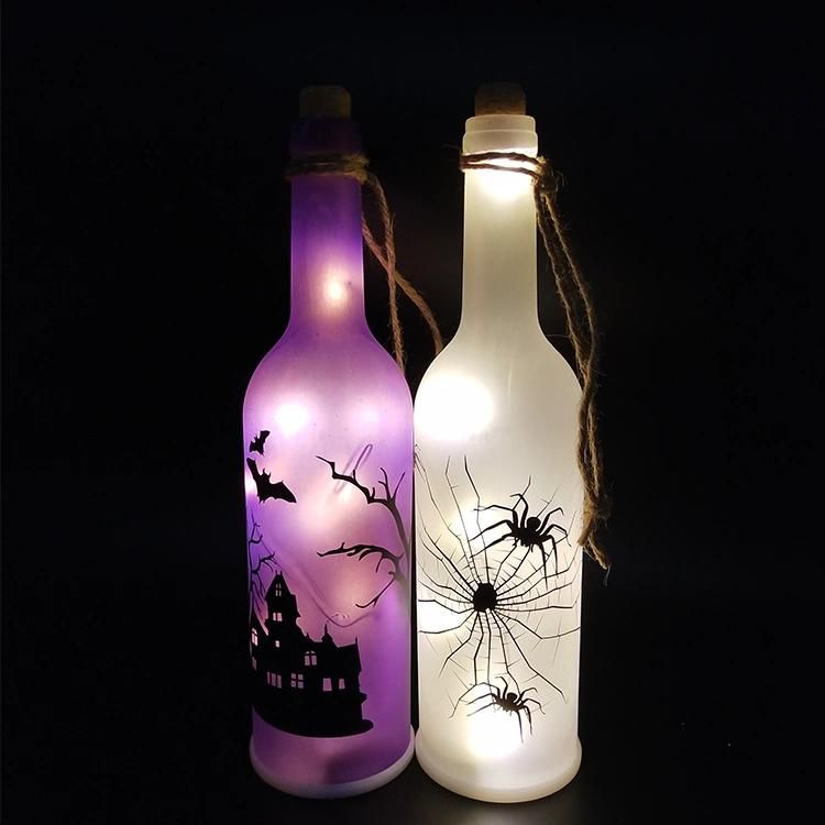 Christmas Gift Glass Bottle Light String Decoration Lamp LED Copper Wire Light Bottle