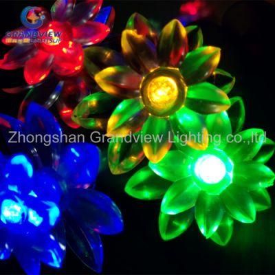 Multicolor Lotus 10m 100 LED Fairy String Lights for Wedding Christmas Xmas Party with CE RoHS TUV SGS