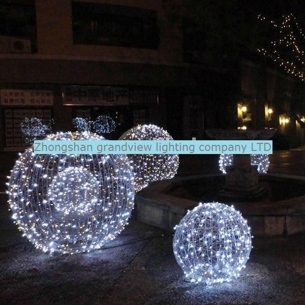White LED Christmas Balls for Holiday Decoration