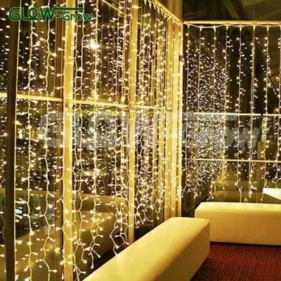 230V 300LEDs Indoor/Outsoor Use LED Christmas Curtain Light for Window Decoration