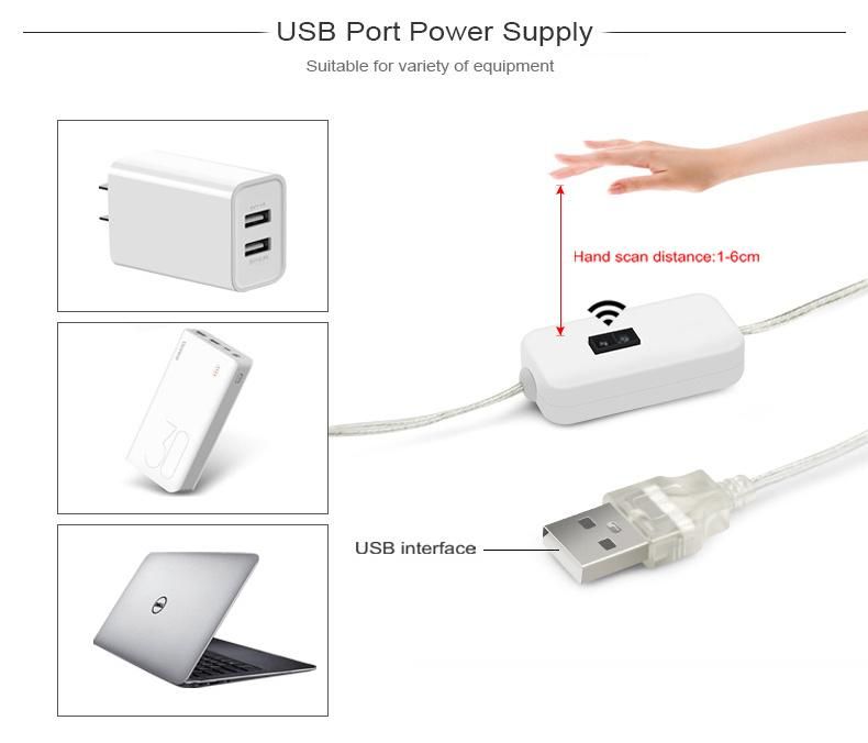 DC 5V Lamp USB Motion LED Backlight LED TV Kitchen LED Strip Hand Sweep Waving on off Sensor Light Diode Lights Waterproof