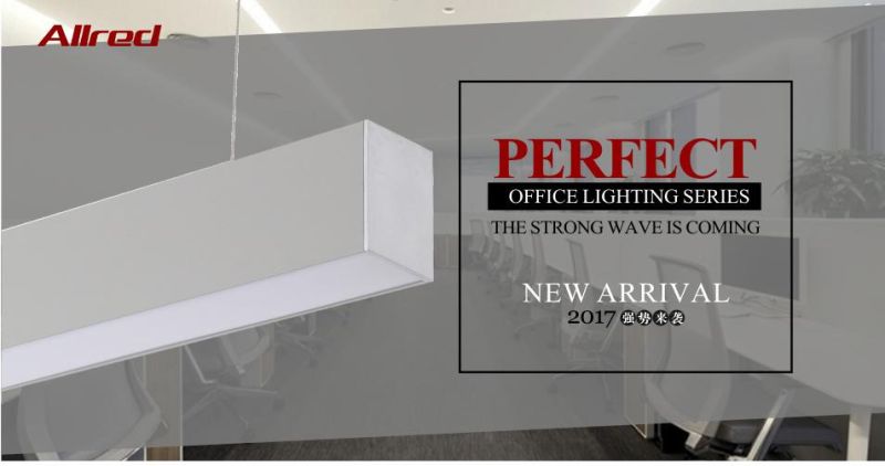 600mm 1200mm Office Hanging Lamp Suspension 2FT 4FT ETL LED Linear Light