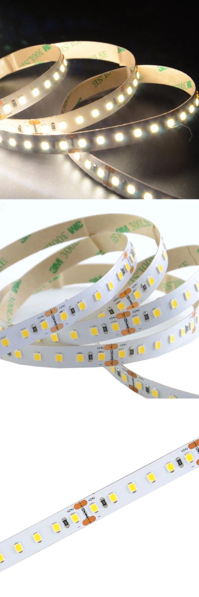 High lumen LED tape light 110LM/W 12V/24V 5M/ROLL 2835 LED STRIP