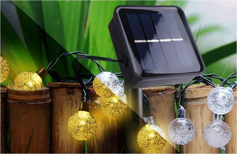 LED Solar Fairy Outdoor Lighting String Christmas Solar Lights for Landscape Garden