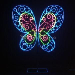 Waterproof Butterfly Motif Light for Park and Lighting Displays Decoration