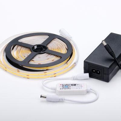 High-End Dimmable Lights Kit 480LED 5m COB Strip Cuttable LED Strip Light