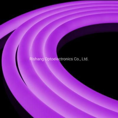 24V DC 360 Degree Uniform Lighting Silicone LED Neon Strip