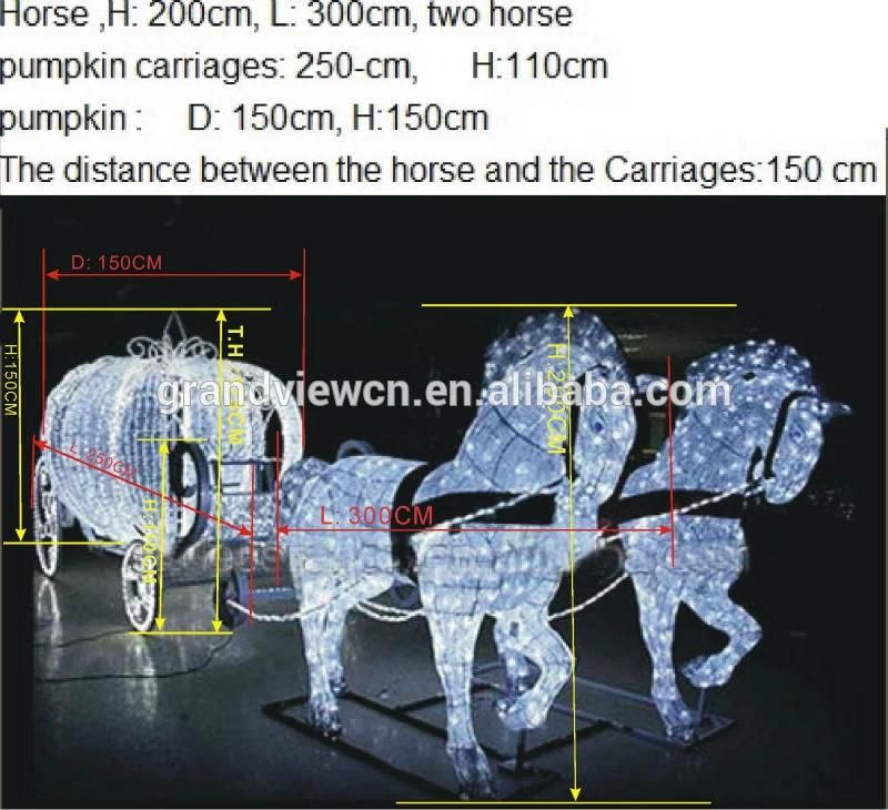 LED Christmas Lights Including Santa and Snow and Horse Carriages