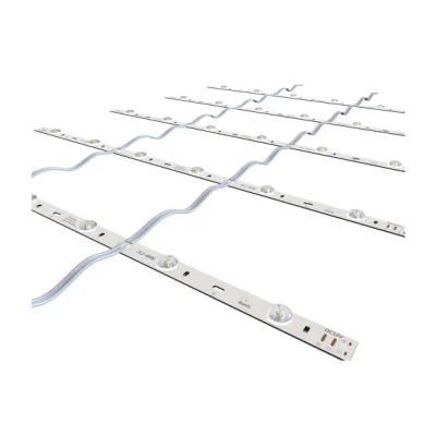 LED Hard Strip DC12V Lattice Backlight Hard Strip with SMD3030 12LEDs 12W 18W Curtain 170 Degrees Lens Diffusion LED Bar Strip