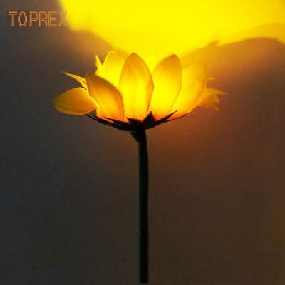 Event 2022 Decoration Toprex Hot Sale Yellow Artificial Sunflower Light