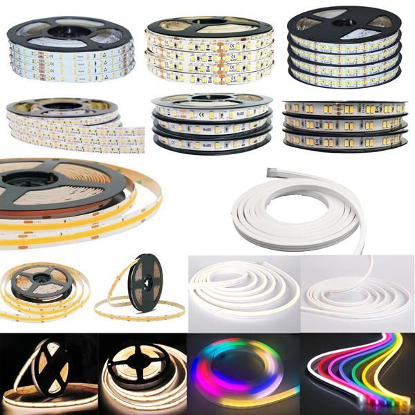 10W Blue Green Red COB LED Strip DC24V Colorful RGB Strip M