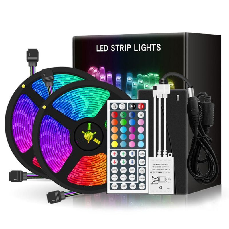 DIY Flexible RGB 5050 LED Light Strip Waterproof LED Strip Lights with 44key Remote Controller