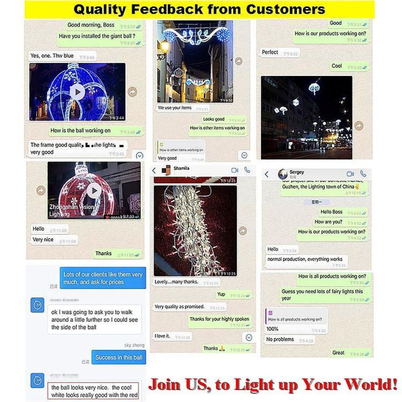 High Quality IP44 LED Christmas Decoration Bulb String Light